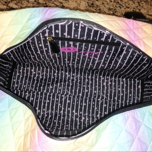 Betsey Johnson weekender rainbow bag NWT - Picture 11 of 16